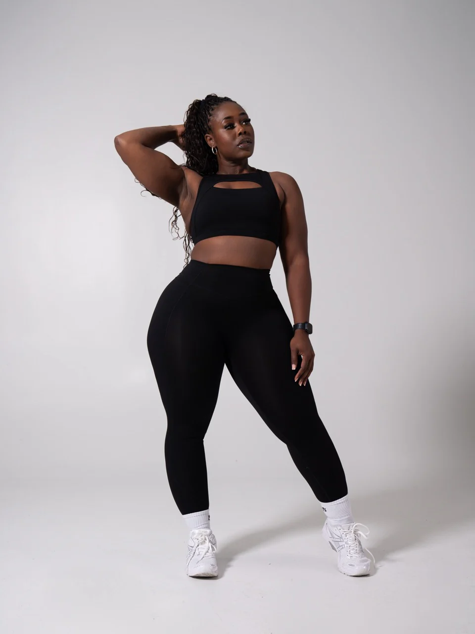 Airbrush Multi Pocket Legging - Onyx Black - Image 2