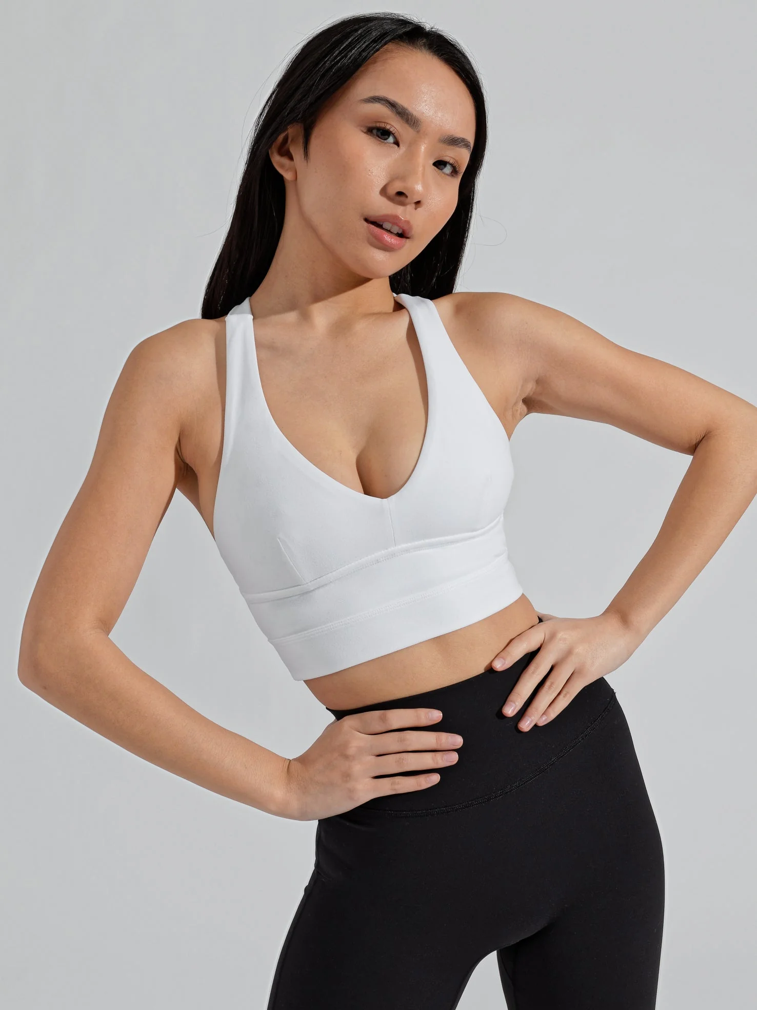 Alpha Sports Bra - White - Image 2