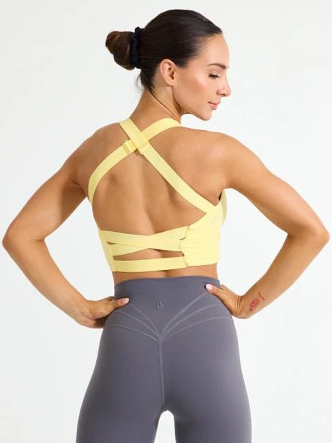 Candy Wrap Sports Bra - Sunbeam - Image 4