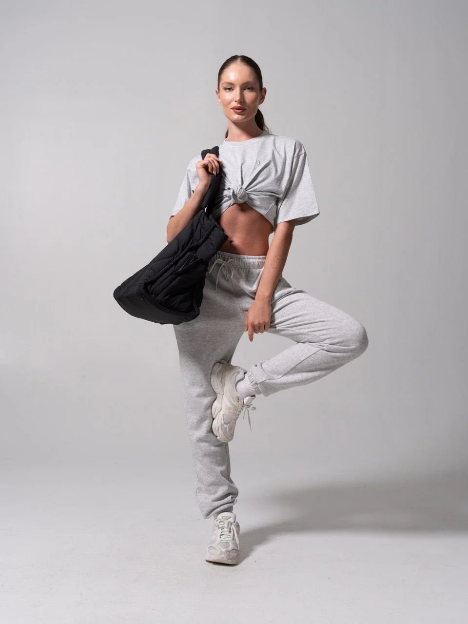 Essential Short Sleeve Tee - Heather Grey