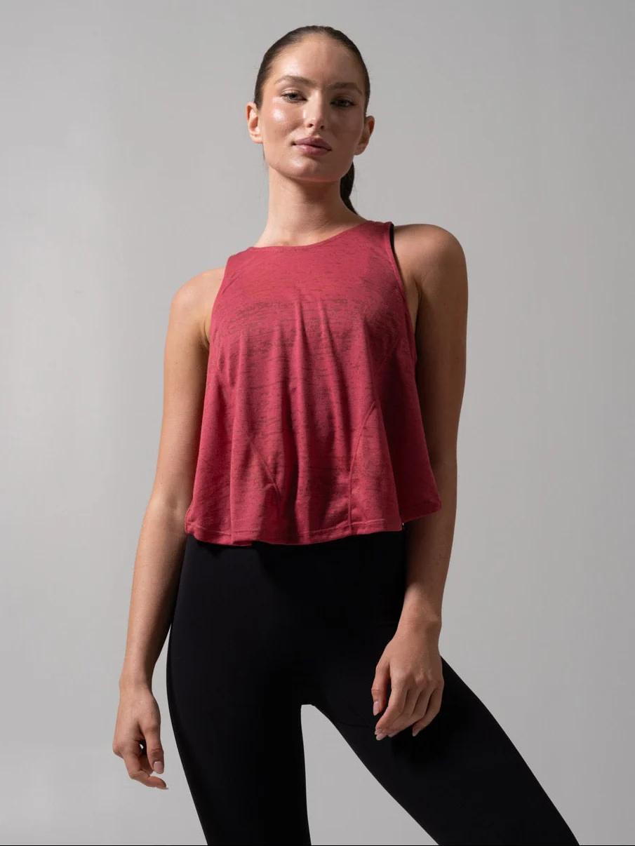 Go With The Flow Hip Tank - Burnt Sugar - Image 3