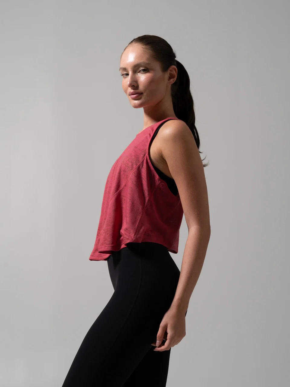 Go With The Flow Hip Tank - Burnt Sugar - Image 6