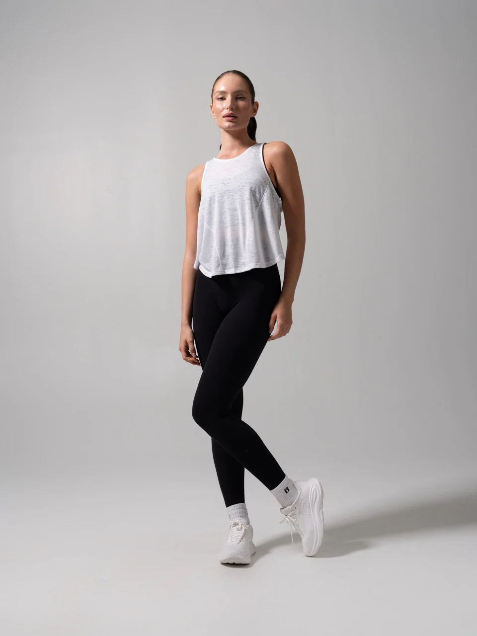 Go With The Flow Hip Tank - White - Image 2