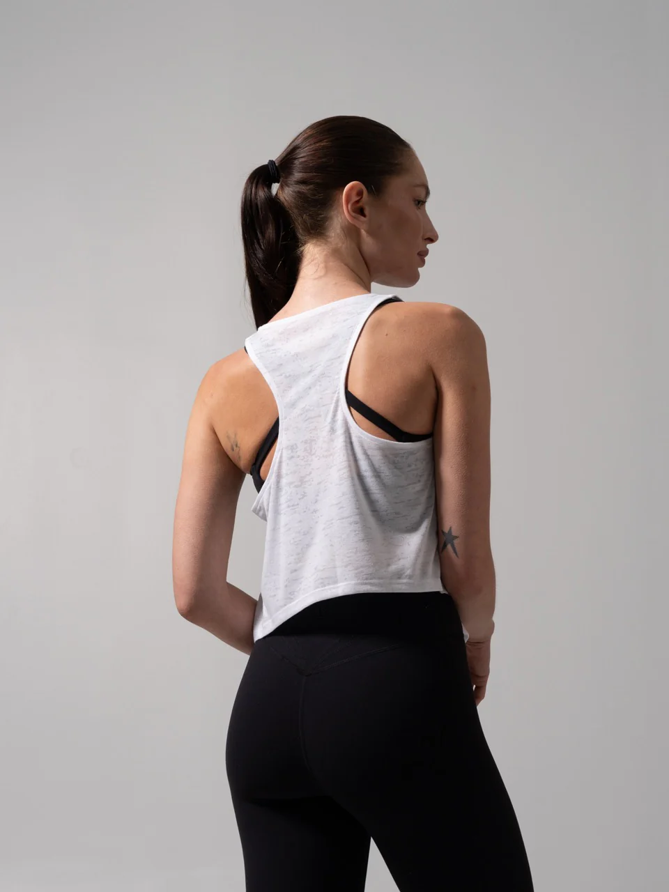 Go With The Flow Hip Tank - White - Image 5