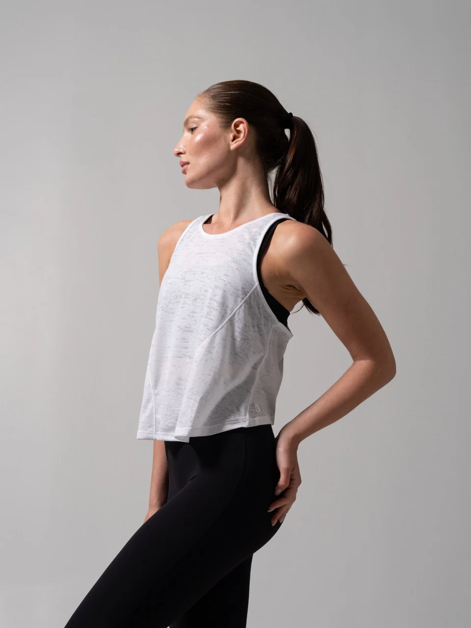 Go With The Flow Hip Tank - White - Image 6
