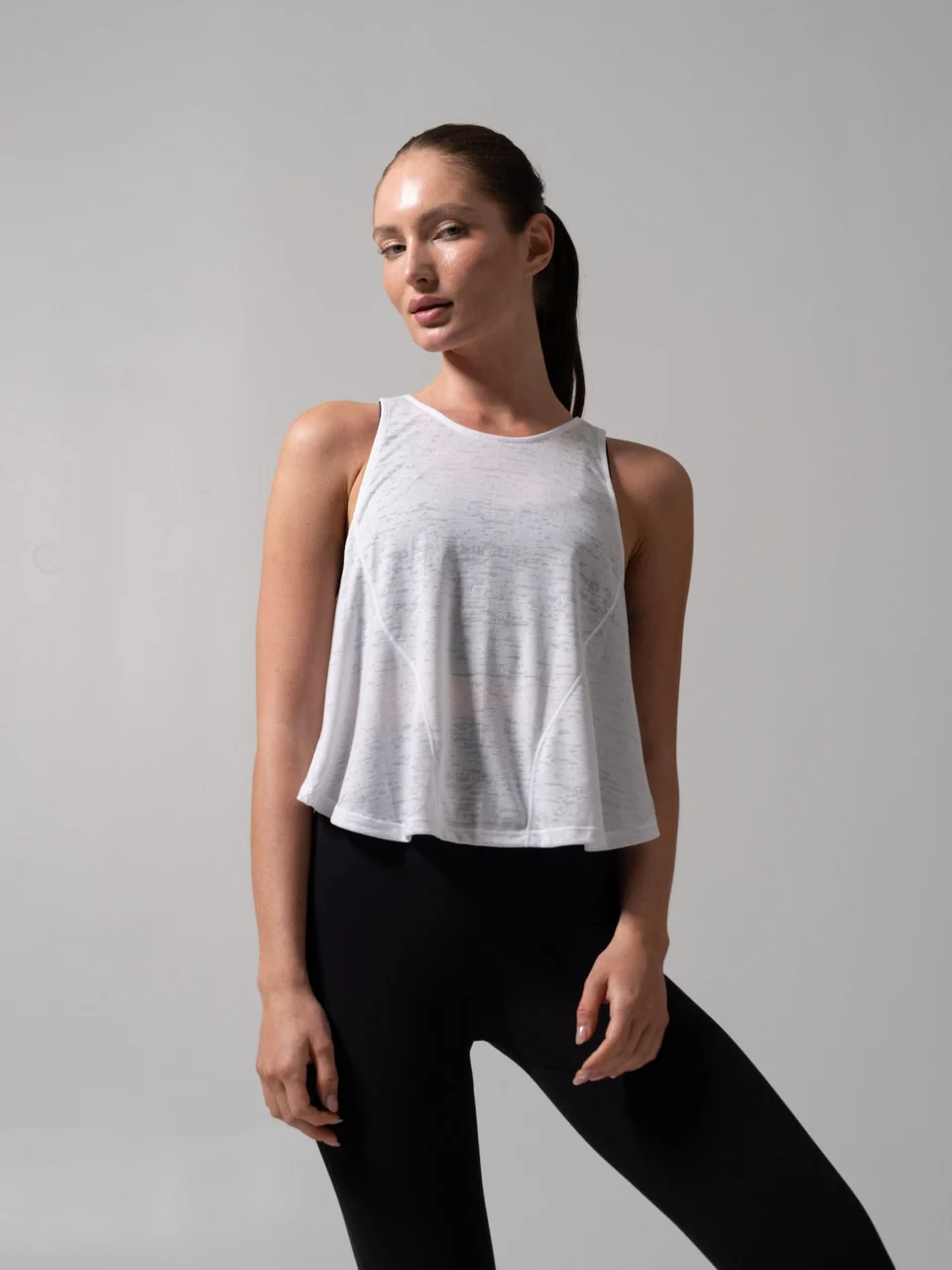 Go With The Flow Hip Tank - White - Image 7