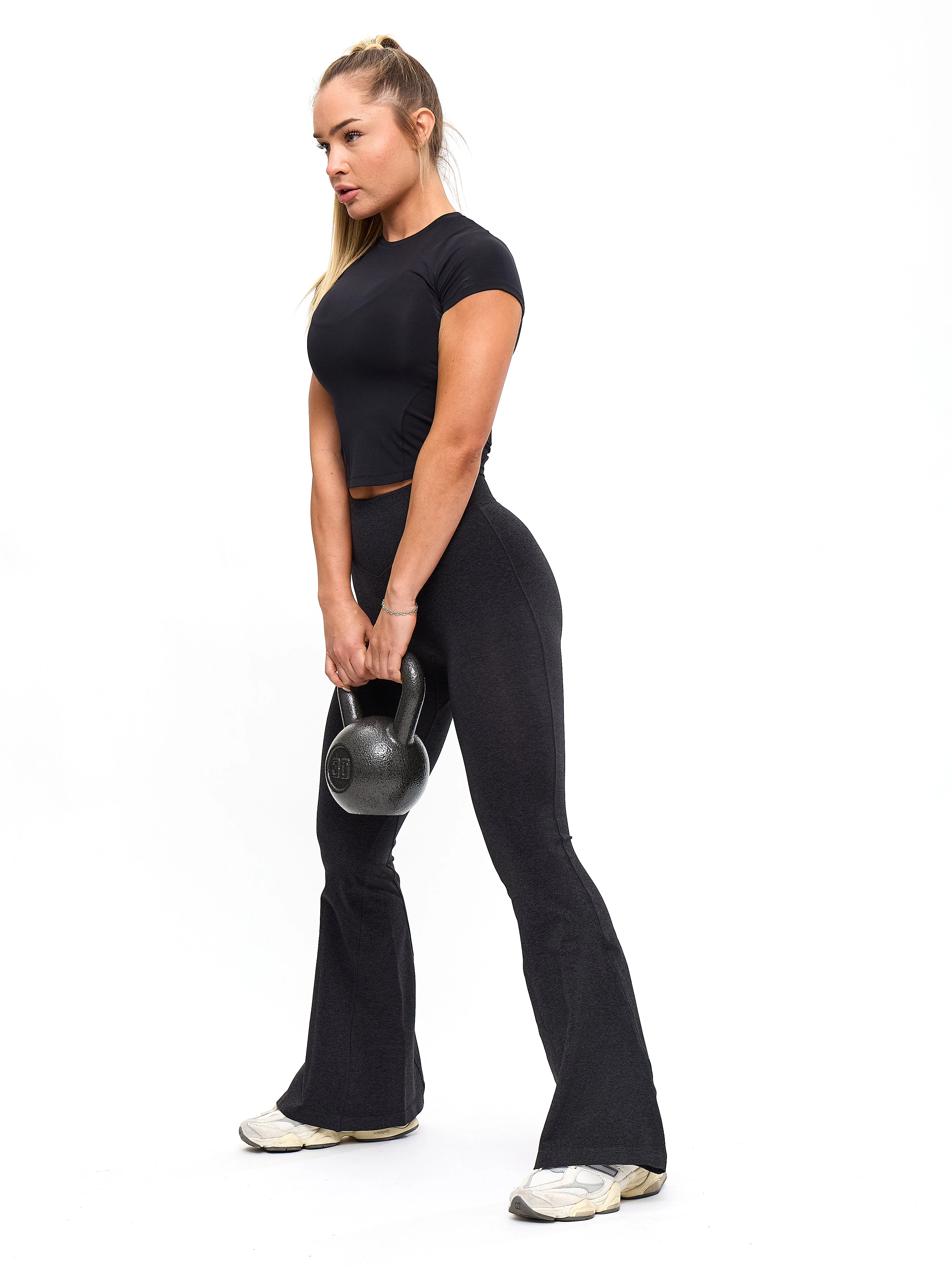 Halo Baby Tee - Onyx Black - Image 2