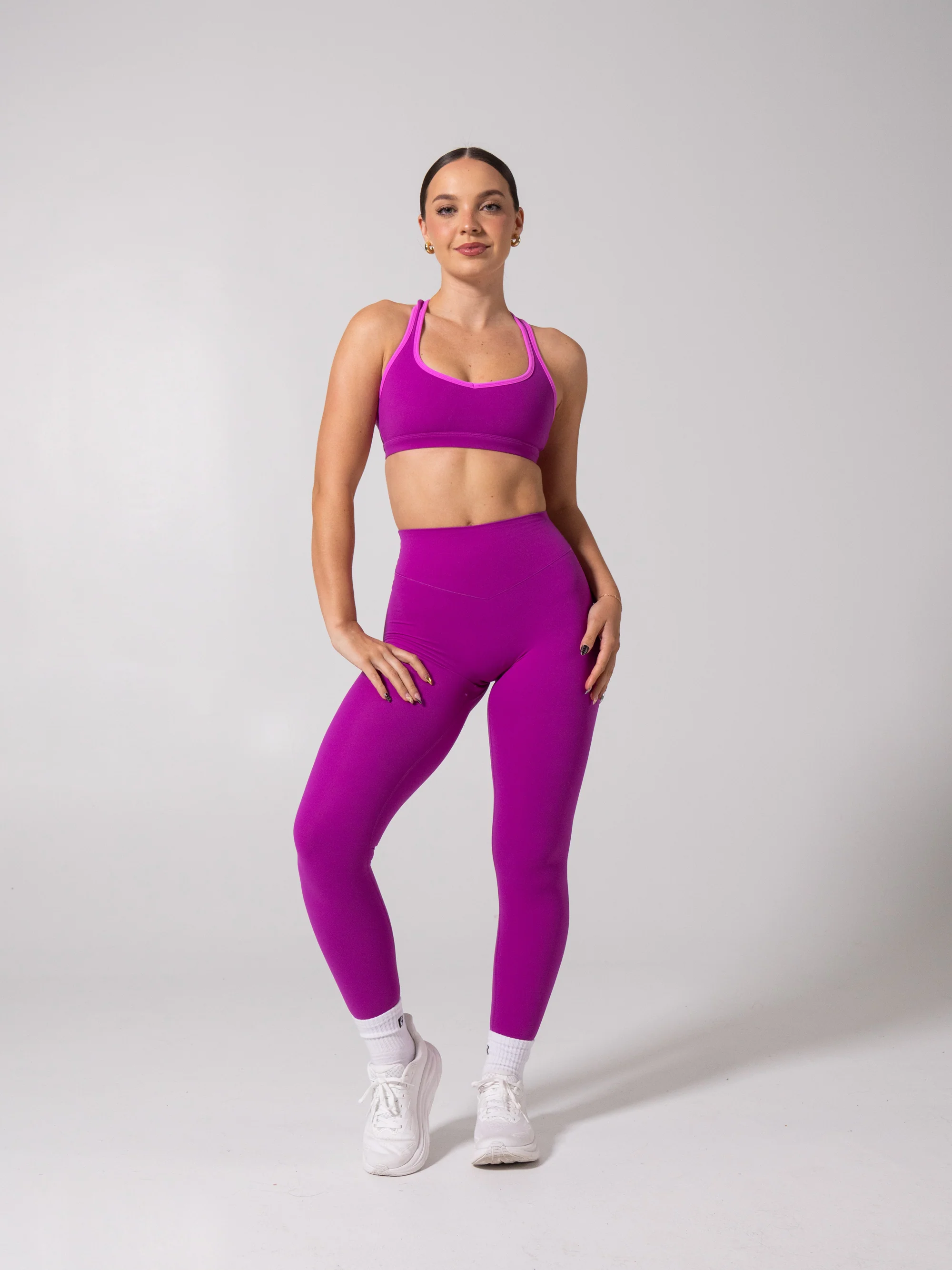 Micro Legacy Legging - Grape Juice