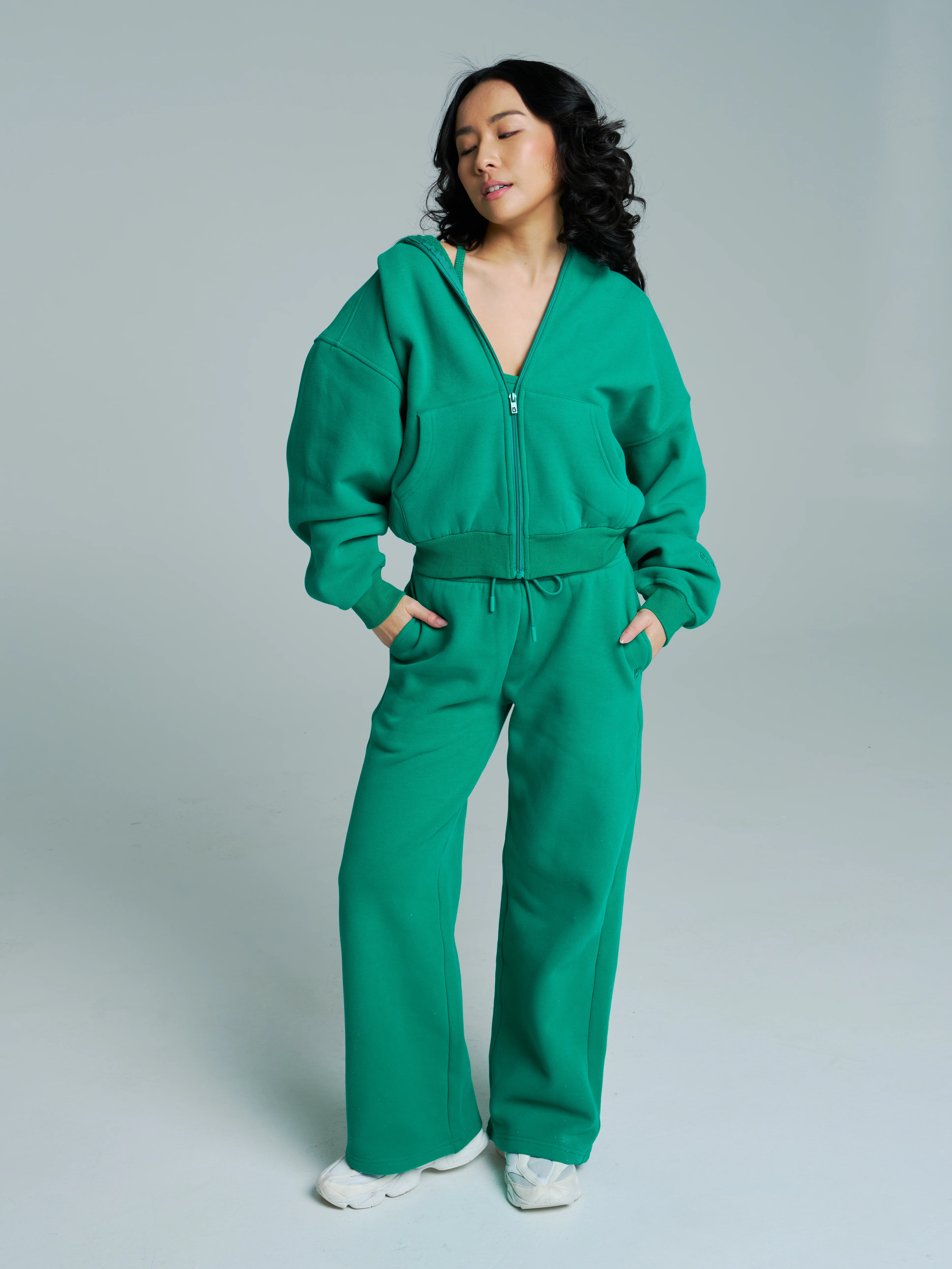 Plush Fleece Zip Hoodie - Lucky Charm - Image 4