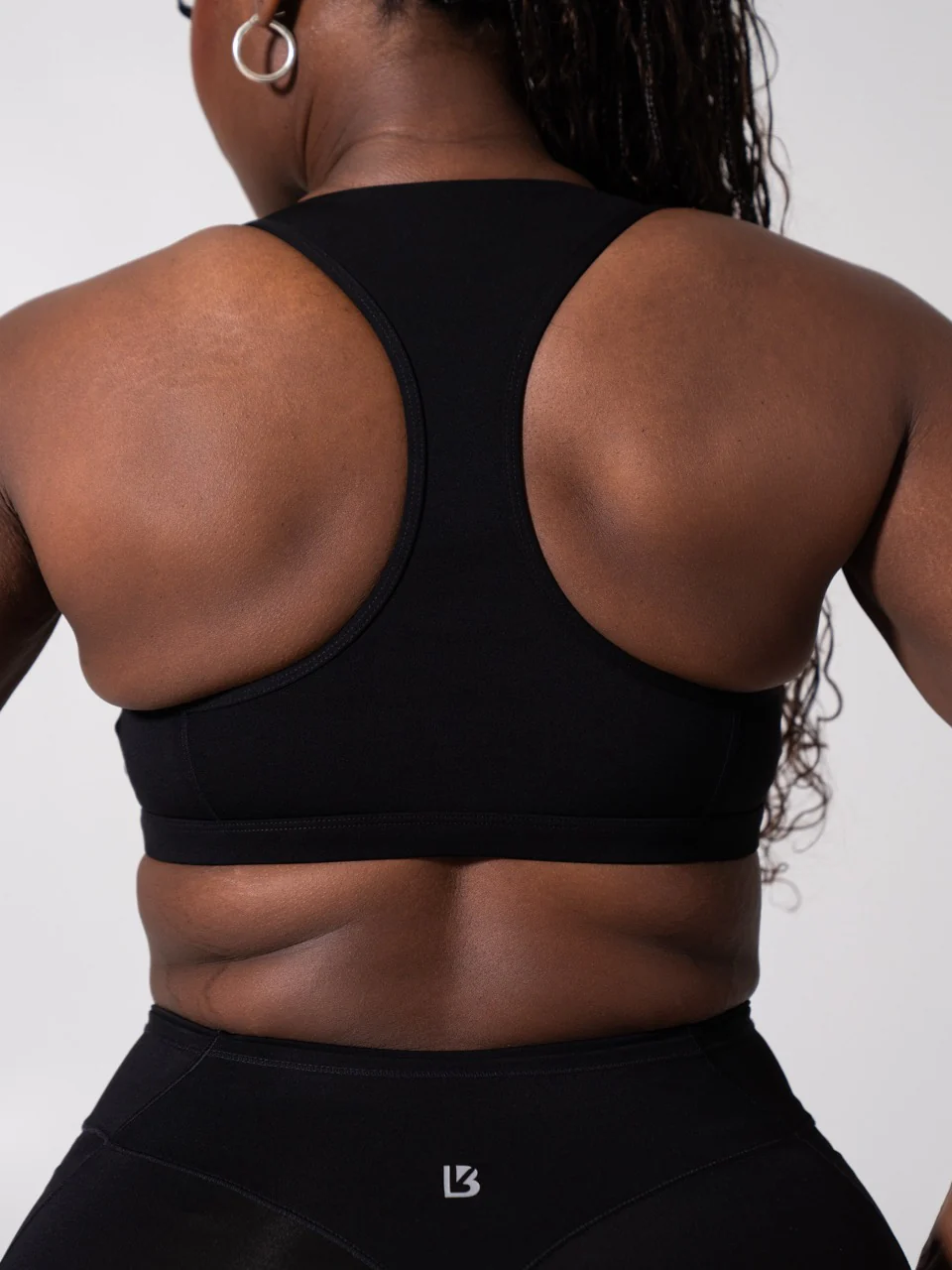 Sprint Her Sports Bra - Onyx Black - Image 4