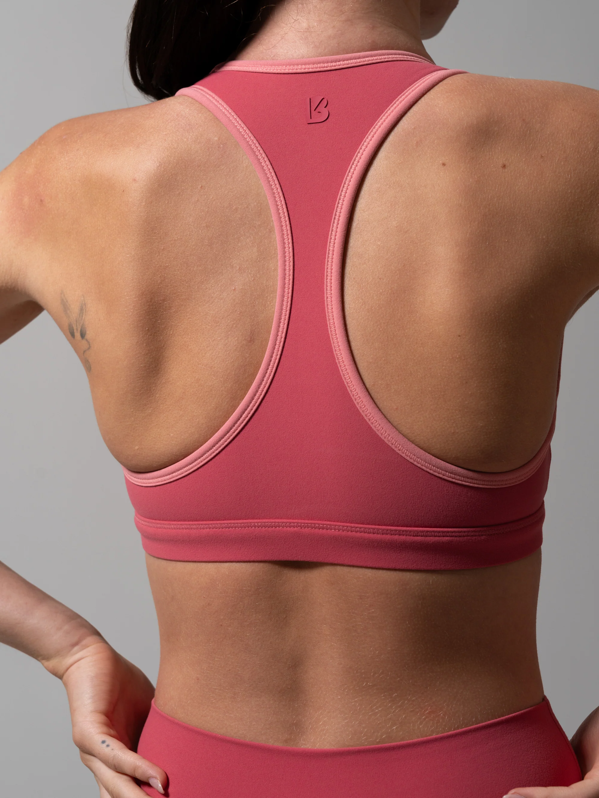 Sweetheart Nubre Sports Bra - Burnt Sugar and Rose Blush - Image 5