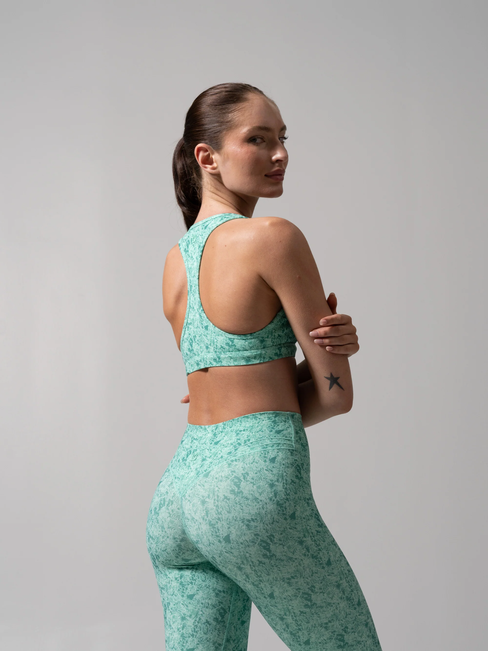 Sweetheart Nubre Sports Bra - Fresh Print - Image 2