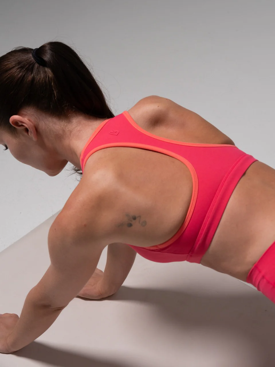 Sweetheart Nubre Sports Bra - Punch and Tequila Sunrise - Image 3