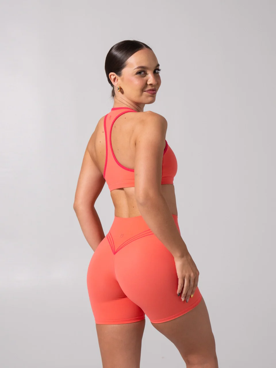 Sweetheart Nubre Sports Bra - Tequila Sunrise and Punch - Image 5