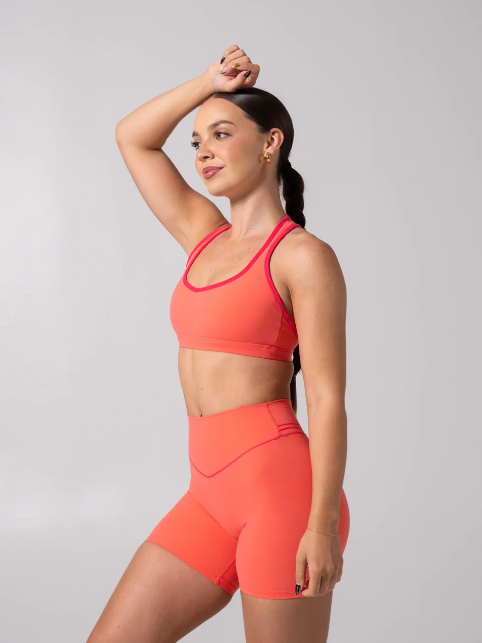 Sweetheart Nubre Sports Bra - Tequila Sunrise and Punch - Image 6