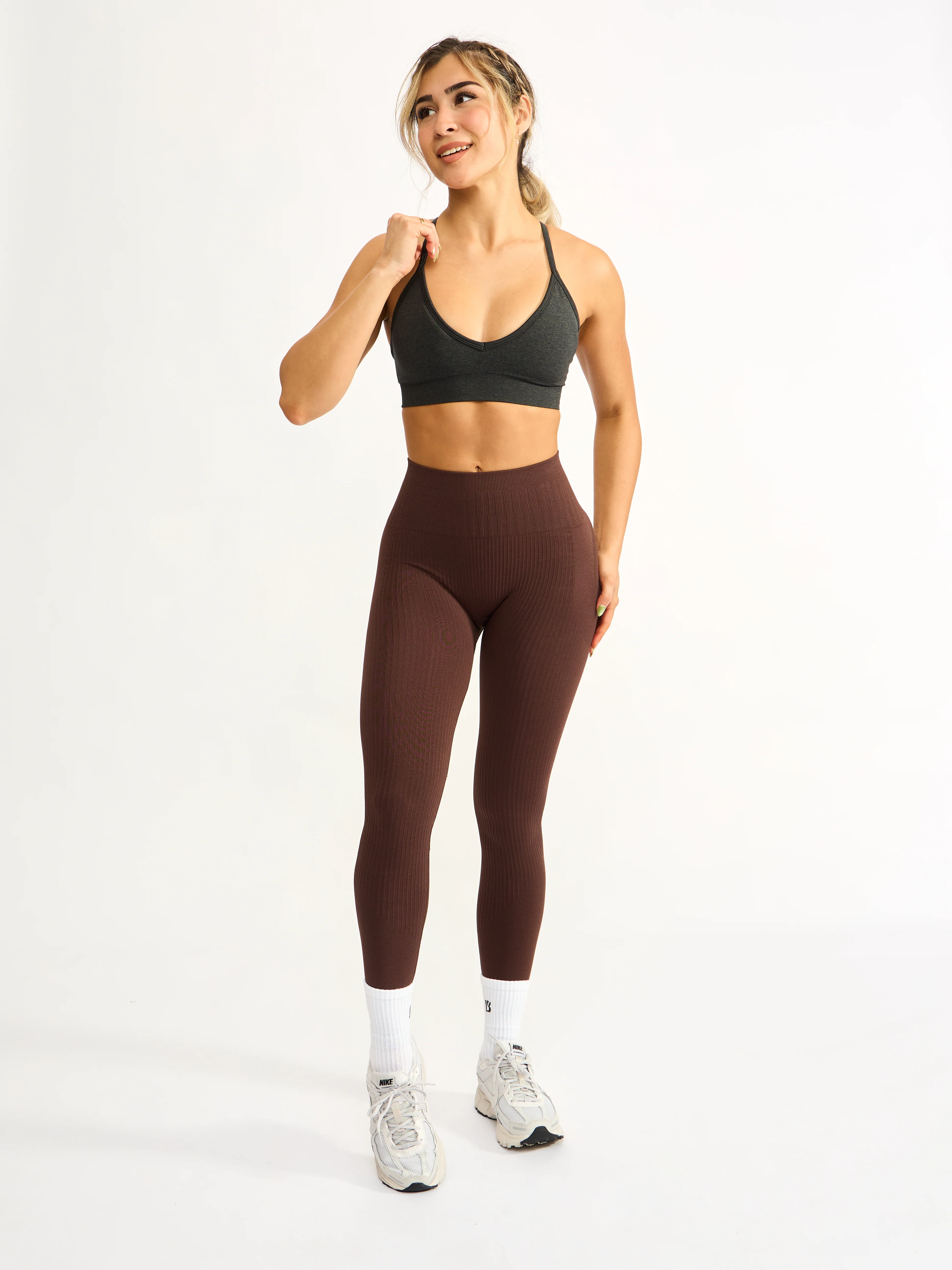 Waterfall Seamless Legging - Truffle - Image 2